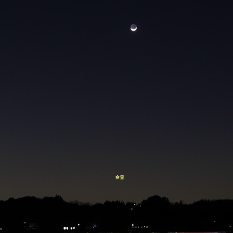 月と金星　　260321