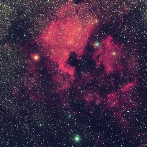 北アメリカ星雲付近　230819