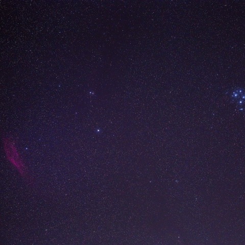 赤い星雲と青い星雲　　 230819