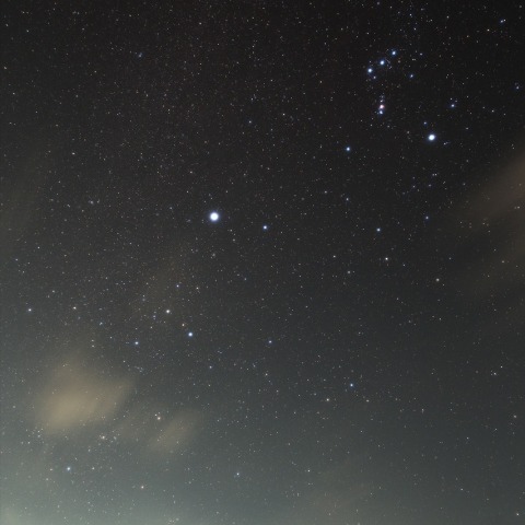 冬の大三角とカノープス       231014