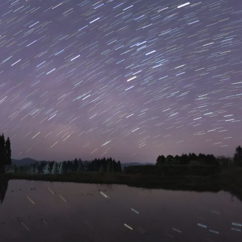 水面のさそり座