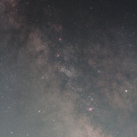 たて座～いて座方面の天の川