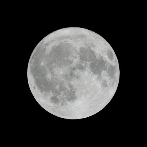 10月25日未明の満月（月齢15.54）