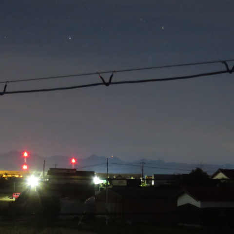 住宅地からのカノープス