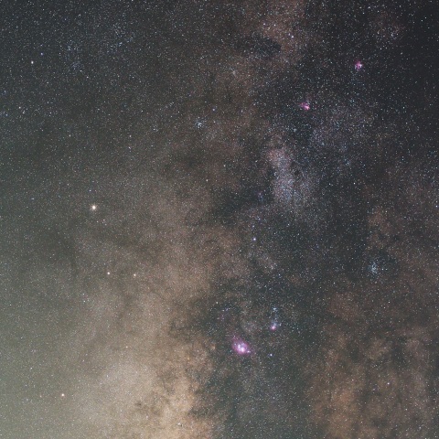 射手座付近の天の川