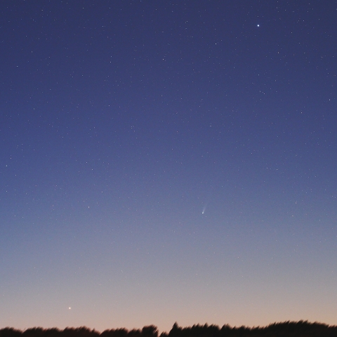 アイソン彗星とスピカ・水星