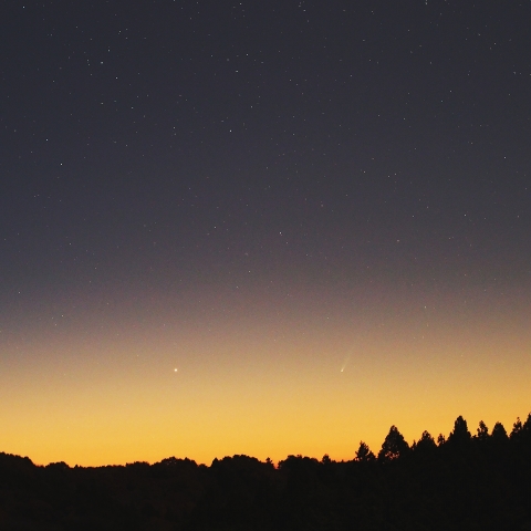 アイソン彗星と水星