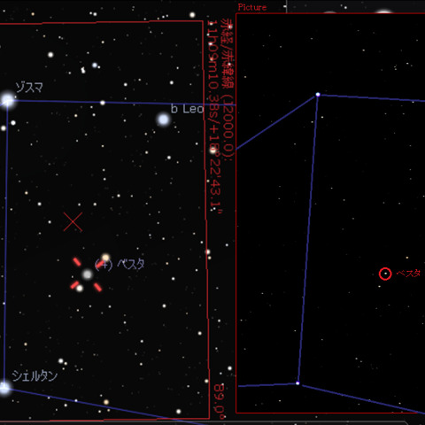 ベスタ（シミュレータと写真）