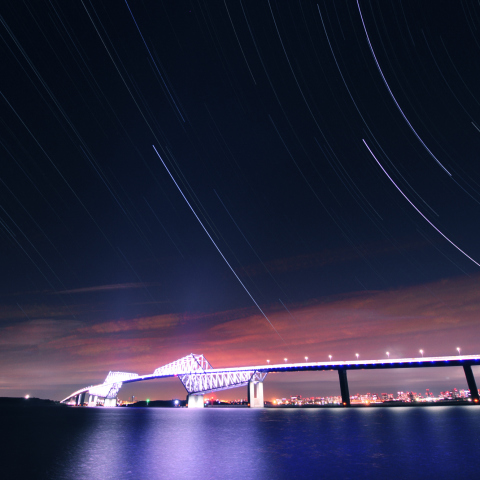 東京ゲートブリッジ星景