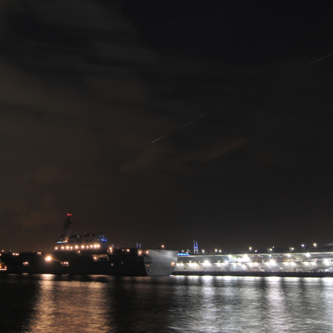 ISSと護衛艦ひゅうが