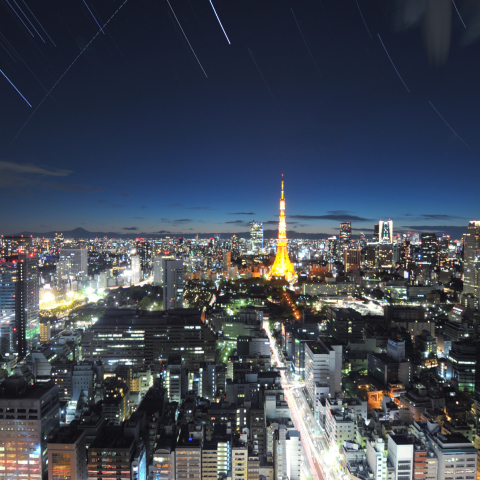 ISS over Tokyo