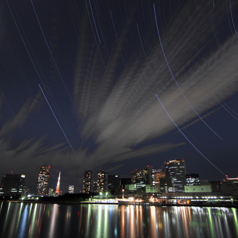 沈みゆく夏の大三角