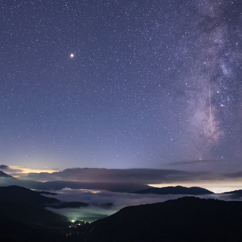 天の川を切り裂く