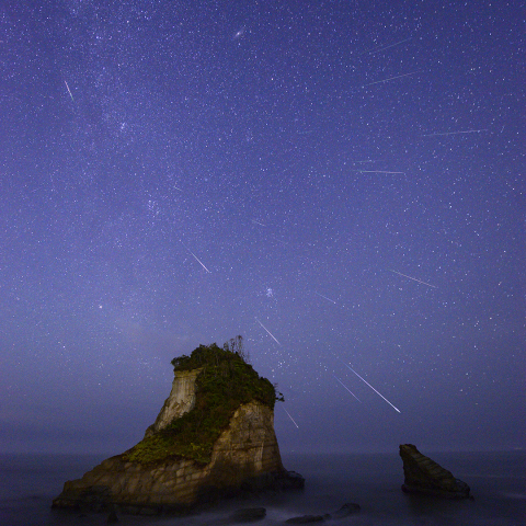 天の川から落ちる
