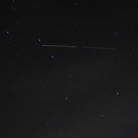 ISSとSTS-134（エンデバー）と北斗七星と