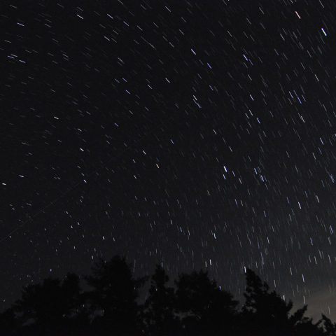 北天を横切る「だいち」