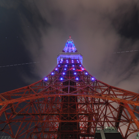 【威風堂々】古川さん搭乗中のISSと東京タワー