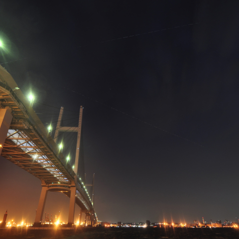 ISSとベイブリッジ