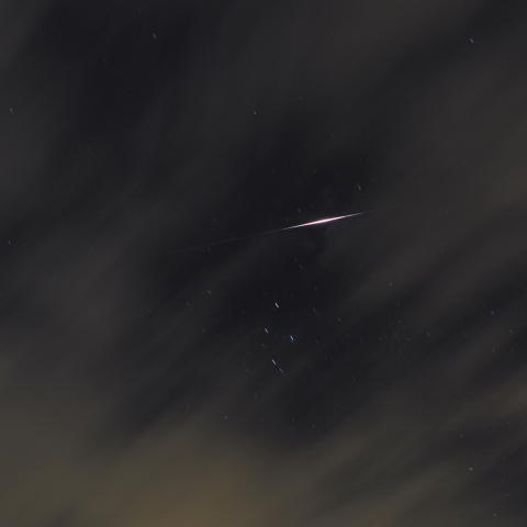 イリジウムフレア　奇跡の１枚