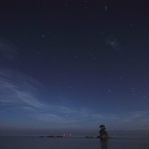 ペルセウス座流星群と冬の星座たち