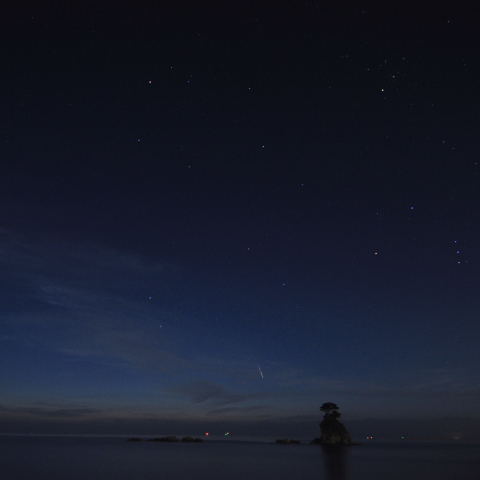 ペルセウス座流星群と冬の星座たち