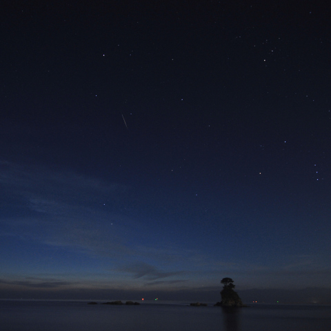 ペルセウス座流星群と冬の星座たち
