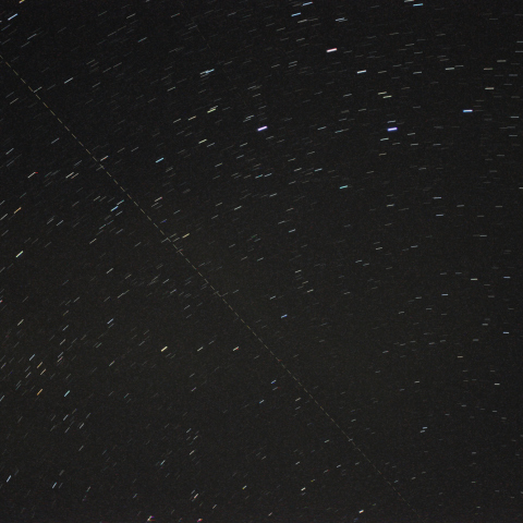 明るく写った　地球観測プラットフォーム技術衛星「みどり」（ADEOS）