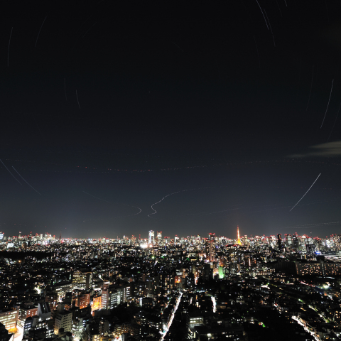 北天 over Tokyo