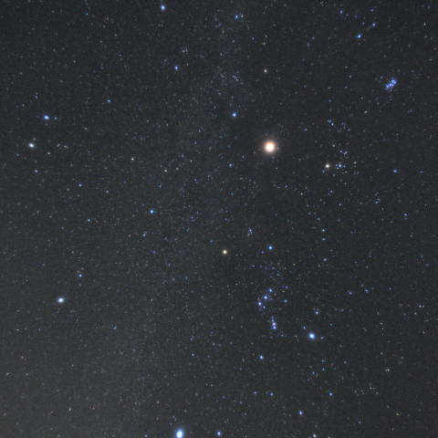 月食と冬のダイヤモンド