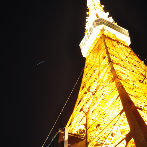 イリジウムフレアと東京タワー