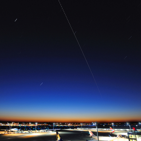 ISS at 羽田国際線ターミナル