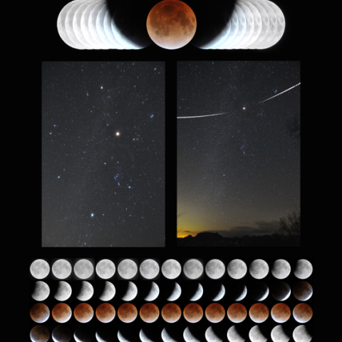 Total eclipse of the moon