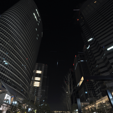 イリジウムフレア at 品川インターシティ