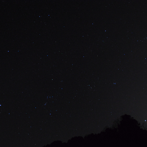 木星と金星と冬のダイヤモンドと