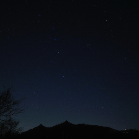北斗七星、おおぐま座、北極星、筑波山