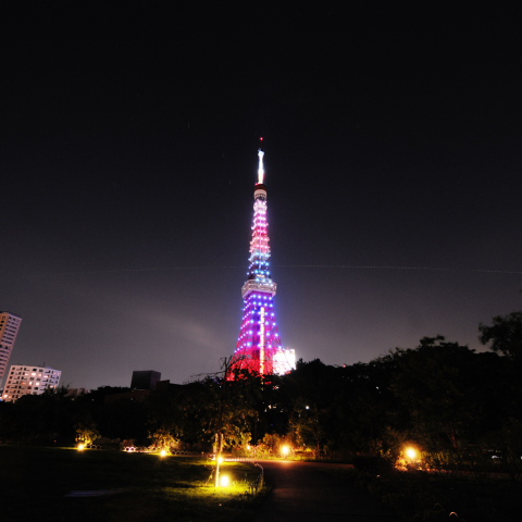 ISSと東京タワー