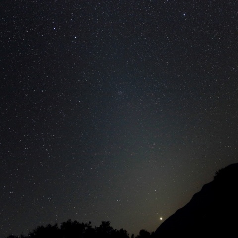 黄道光と明けの明星