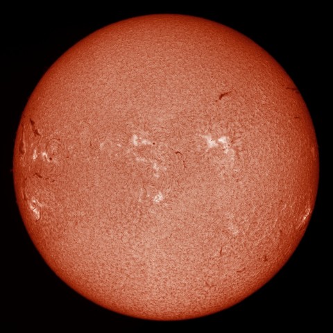 8月19日のHα光で見た太陽