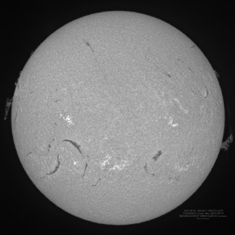 ９月４日　Ｈα光で見た太陽