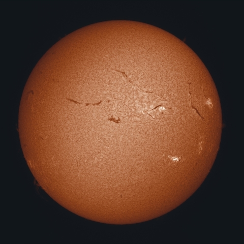 ９月４日の太陽（Ｈα）