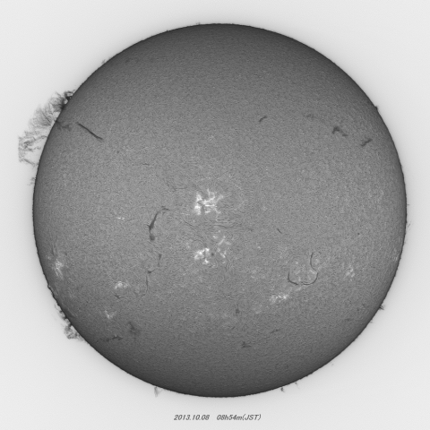 １０月８日の太陽