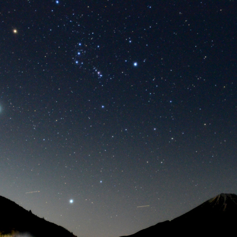 ふたご座流星群火球