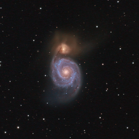 子持ち銀河(M51)