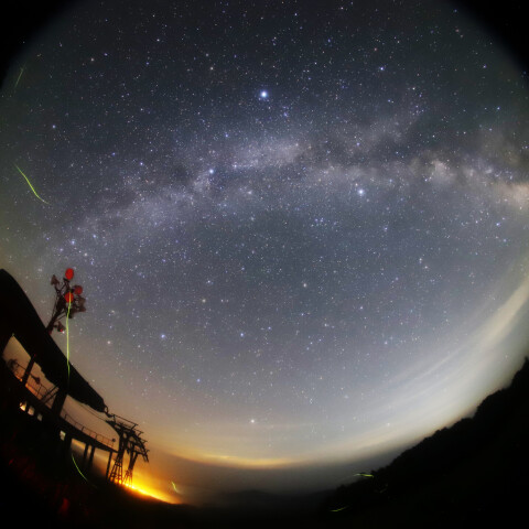 掛頭山の迷い蛍
