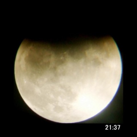 6月26日の部分月食