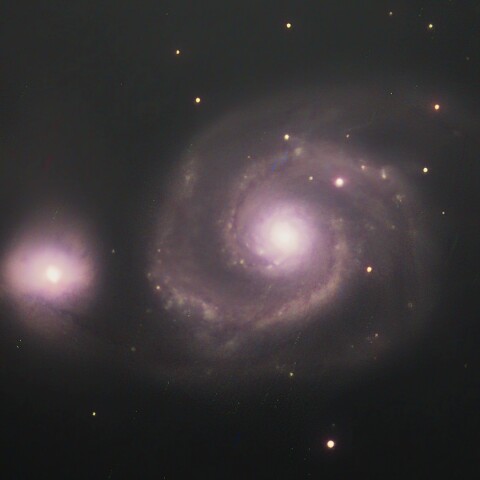 M51 子持ち銀河