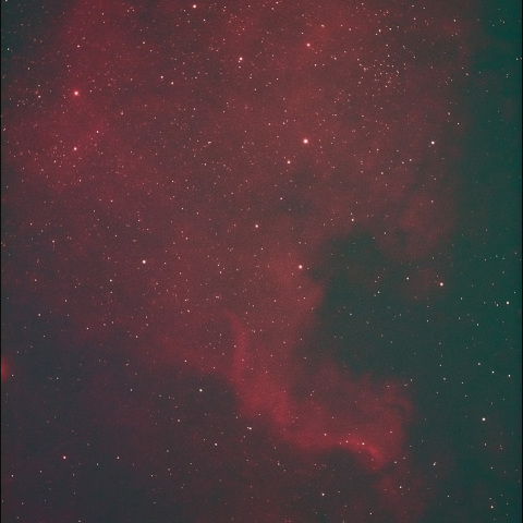 住宅街からの北アメリカ星雲