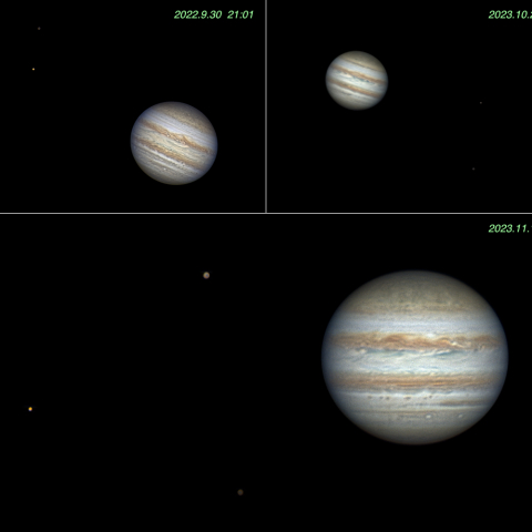 ガリレオ衛星トライアングル