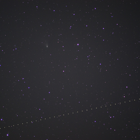 リニア彗星（C/2012K5）と国際宇宙ステーション