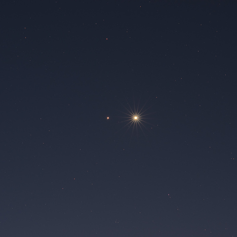 金星と土星の接近